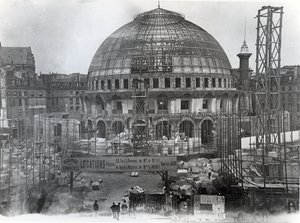 Démolition du marché aux grains, Paris, fin du 19ème siècle